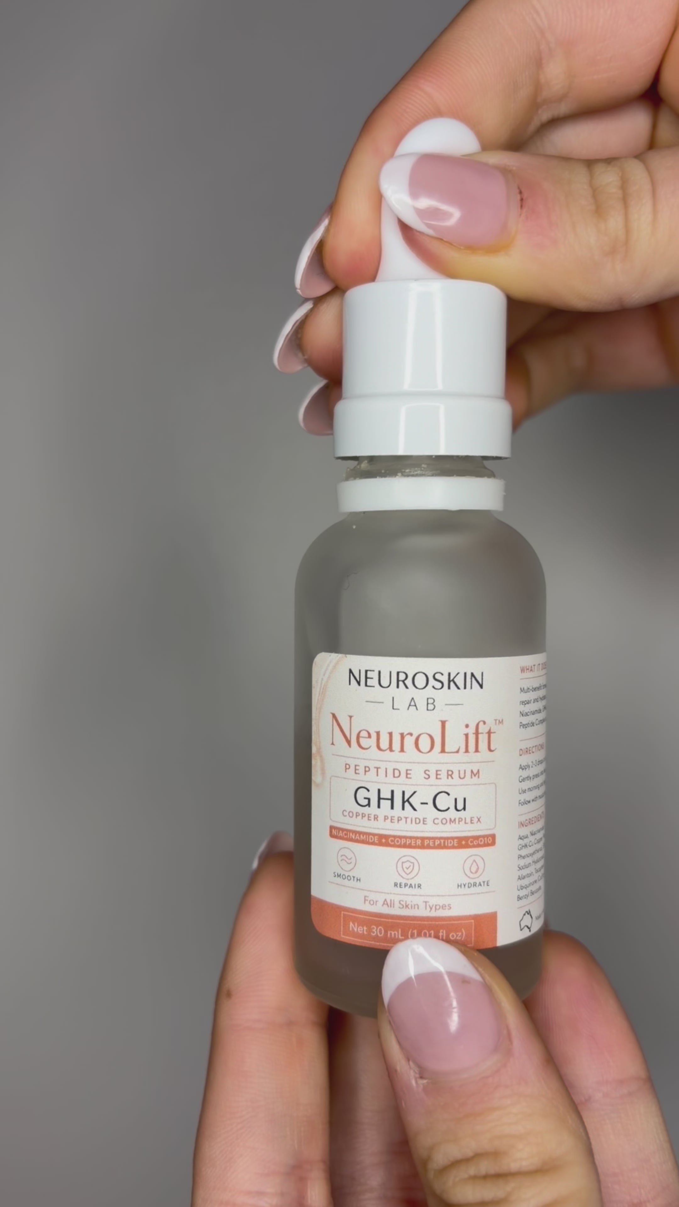 NeuroLift™ Peptide Serum Multi-Peptide + Copper Complex for Smoother, Firmer Skin